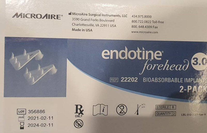 ทำ endotine ยกคิ้ว